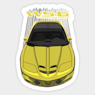 Pontiac Trans Am WS6 4thgen - Yellow Sticker